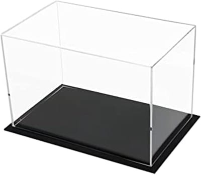 Transparante Display Case voor Actiefiguren en Speelgoed, Stofdichte Showcase met Versterkte Basis, Ideaal voor Thuisopslag en Organisatie (55 x 33 x 30 cm)