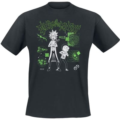 Rick And Morty Rick and Morty LAB Heren T-shirt - zwart - S