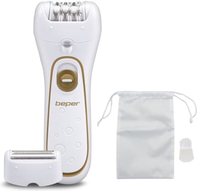 Beper 3BEPI001 - 2 in 1 Oplaadbare Epilator - Oplaadbare Epilator - Epilator met Oplader - Draadloze Epilator - Elektrische Epilator - Oplaadbare Haarverwijderaar