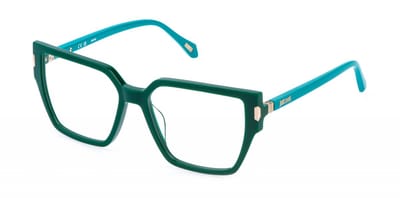 Just Cavalli VJC127 Verde lucido 55/16/140 WOMAN Brilmonturen