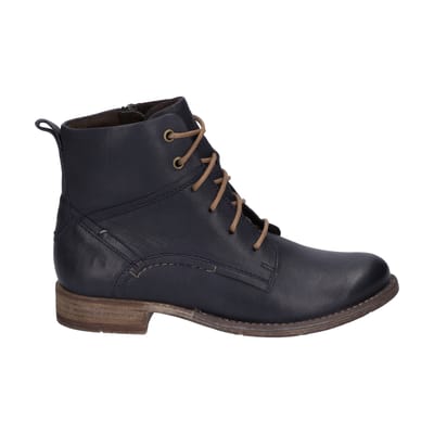 Josef Seibel SIENNA 95 - VeterlaarzenHoge sneakersDames sneakersDames veterschoenenHalf-hoge schoenen - Kleur: Blauw - Maat: 37