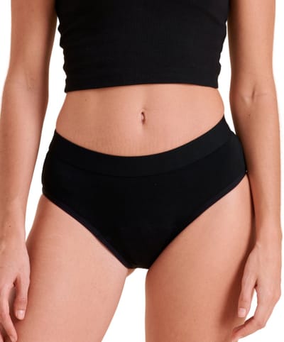 Hunni Menstruatie Ondergoed - 100% Lekvrij Period Underwear - 4-Laags - Katoen - Bamboe - Incontinentie - Classic Mid Waist - Maat S