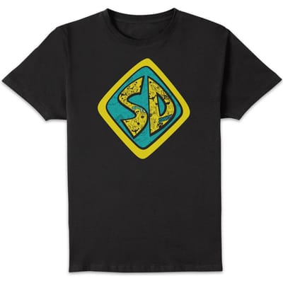 Scooby Doo Emblem Men's T-Shirt - Black - S
