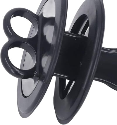 Afvalverwijderingsplug - Gootsteenstopper - Voedselafval Filteren - Dubbele Ringafdichting - 14 cm Hoog - Zwart