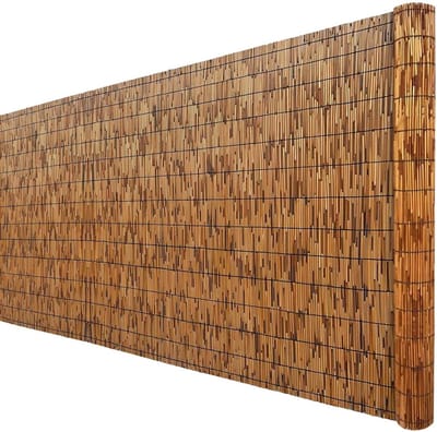 Bamboe Privacy Scherm - Natuurlijk Hekwerk - Tuin Decoratie - Eenvoudig te Installeren - 50x170 cm - Natuurlijk