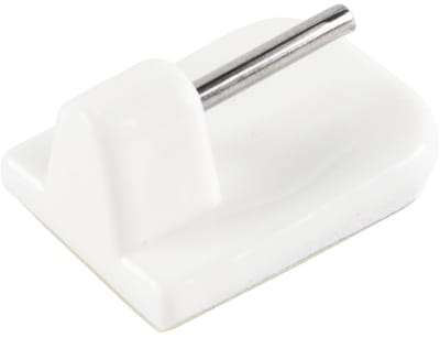 Dailygoods- Gordijnhaken 20 Stuks - Zelfklevend - Geen Boren Nodig - Voor Transparante/Vitrage Gordijnen - ABS/Metaal - Handig en Praktisch - Haakjes