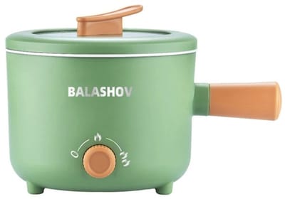 Jurrys Elektrische Stoofpot - Kookpot - Kookpan - Hotpot - Stoofpan - Compact -Langzaam garen - RVS Binnen pan - 24.5 cm - Groen