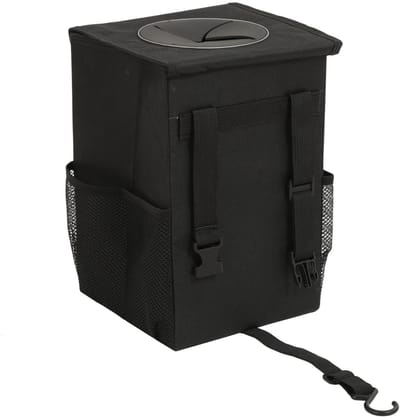 Auto prullenbak opvouwbaar waterdicht afvalbak voor auto met deksel multifunctioneel opbergtas 12L