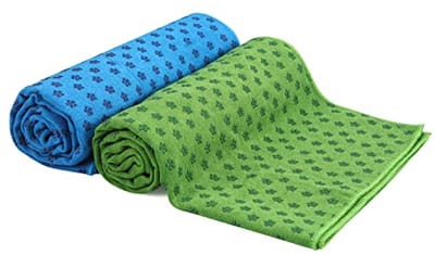 SnelShoppen - Non-slip Yoga Handdoek - Sneldrogend Microfiber - Extra Lang (62 x 183 cm) - 6 Kleuren - Inclusief Mesh Draagtas - Verbeter Grip en Stab