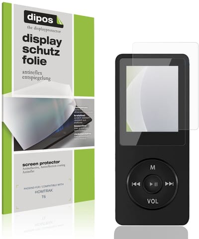 dipos – 4x Matte Beschermfolie geschikt voor HOMTRAK T6 | Krasbestendige & antireflecterende Screenprotector Ultra-Thin
