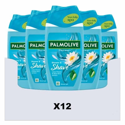 Palmolive Douchegel Shower & Shave - 12 x 250 ml - Voordeelverpakking