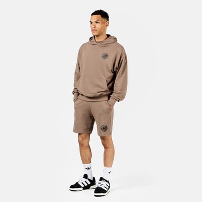 Ajax-hooded sweater beige fingerprint senior