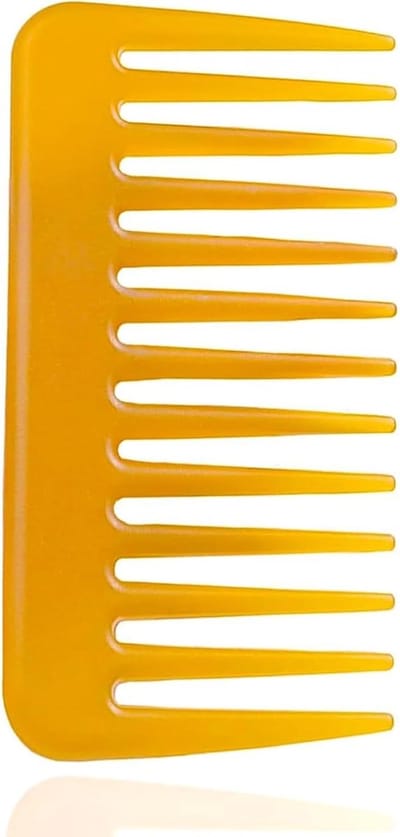 Mini Kam - Reis Kam - Haar Ontklitten - Brede Tanden - 11 cm - Zwart