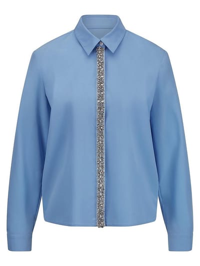 Blouse lange mouwen Van St. Emile blauw