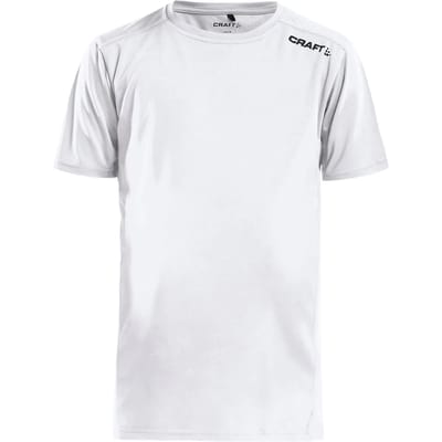 Craft Rush Running T-Shirt Kinderen - Wit | Maat: 146/152