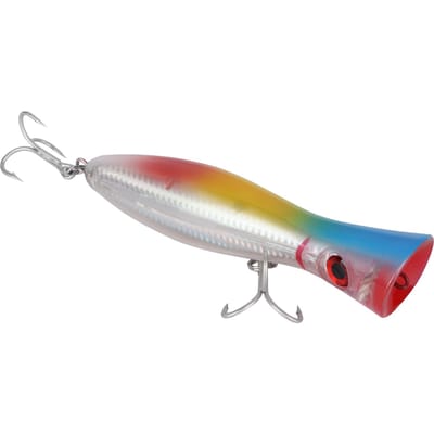 1 STKS Zoutwatervissen Kunstaas Kunstmatige Popper Aas Topwater Visgerei AccessoireKleurrijk gray