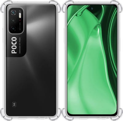 Hoesje Geschikt voor Xiaomi Poco M3 Pro - Sterk & Shockproof - Siliconen Case - Back Cover - Telefoon Hoes Shock Proof - Transparant