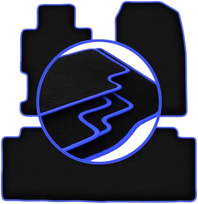 CARLUX-BLUE automatten voor: Honda Civic VII 5-deurs (2001-1007)