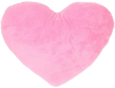 JHUBERS- Hartkussen Pluche - Sierkussen - Zacht - Decoratief - Valentijnsdag Cadeau - Polypropyleen Katoen