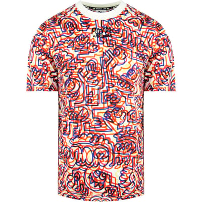 Puma x Mr Doodle Korte Mouw Crew Neck Bedrukt Heren T-shirt 530651 02