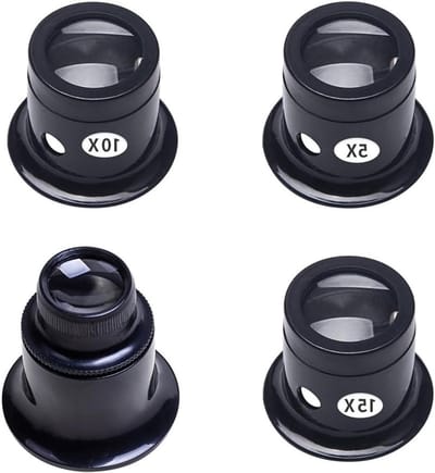 Vergrootglas voor Sieraden, Horloges en Munten - Handige Loep voor Nauwkeurige Inspectie en Reparatie van Diamanten en Stempels
