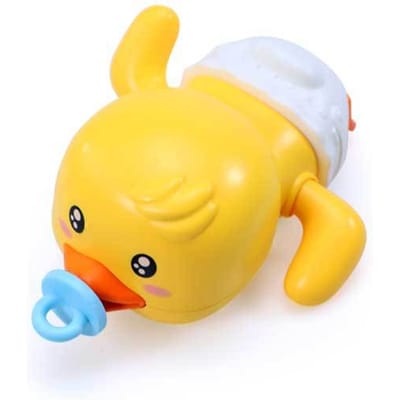 Baby Badspeeltjes Water Ketting Opwindmechanisme Baden Schattig Zwemmend Gele Eend Speelgoed Peuter Zwembad Strand Klassiek Speelgoed Voor Kinderen Water Spelen