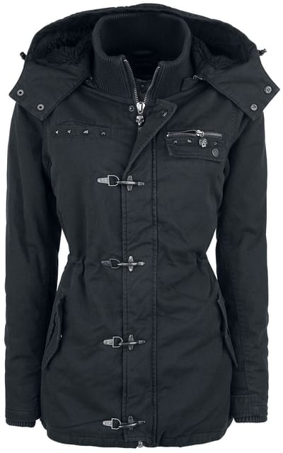 Rock Rebel by EMP - Rock Winterjas - She Rules - M tot 4XL - voor Vrouwen - zwart