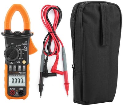 Stroomtang Meter - Digitale Multimeter - Elektrische Metingen - Multifunctioneel Instrument - 207 x 74 x 37mm - Zwart
