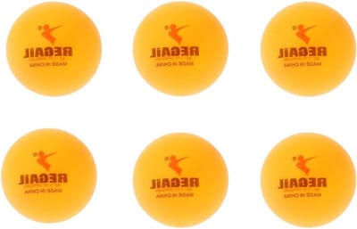 Tafeltennis Ballen - Sportballen - Spel en Oefening - Sterke Elasticiteit - 6 stuks - Geel