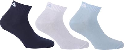 Fila Quarter 3-pack Hemelsblauwe Sokken 35-38 - 35/38