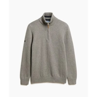 Trui met ritskraag Superdry Classics Henley