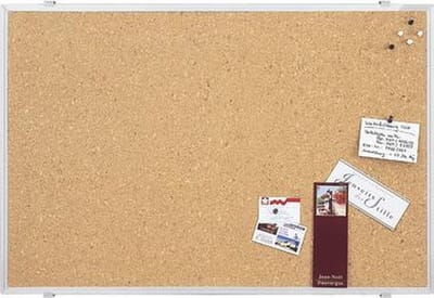 MAGNETOPLAN kurkbord B1200xH900mm naturel met aluminium frame - 1...