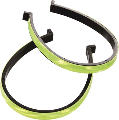 Wowow Trouser Clips reflectiearmband 16,4 cm geel 2 stuks
