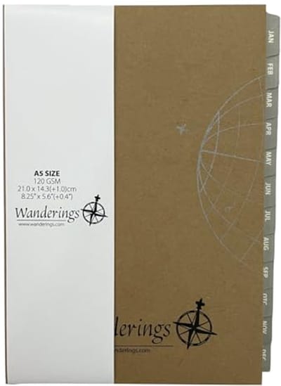 A5 Kalender Planner Invoegen - 21 Cm X 14.2 Cm - Ivoor Kleur - Dikke Maandelijkse En Wekelijkse Kalender Vervangingen Voor A5 6 Ringmap Planner Tot Juni 2026