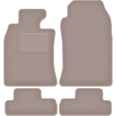 Beige velours vloermatten voor: Mini Cooper R52 Cabrio (2004-2008)
