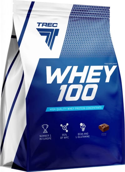 Trec Nutrition Whey 100 (2275g) Brownie - Eiwitten - Wei-eiwit concentraat