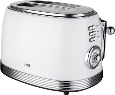 Botti Royal Line 3-in-1 broodrooster – 850W – Wit – Toasten, verwarmen & ontdooien – 6 standen – Tijdloos design