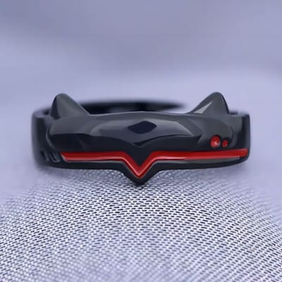 Anime Ayanami Rei Kaworu Nagisa Ringen Verstelbaar Mannen Vrouwen Sieraden Vingerring Prop Halloween Cosplay Feest Accessoires resizable black