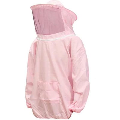 Imkerjack Professioneel Totale Bescherming Geventileerd Imker Beschermjack met Sluier roze