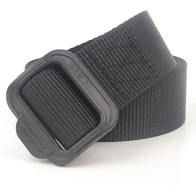 Riem Voor Mannen Tactische Riemen Verstelbaar Mannelijk Outdoor Reis Tailleband Met Voor Plastic Gesp 120Cm Hoge Kwaliteit 110cm black