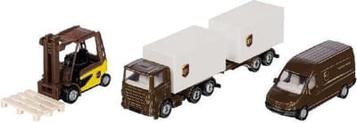 Siku Giftset Ups Logistics 24 Cm Staal Bruin/wit 6-delig (6324)