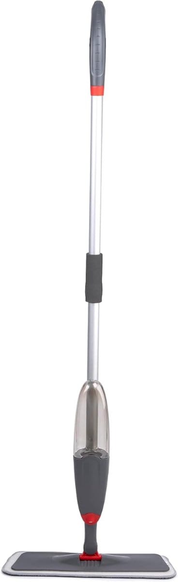 MIRA® Dweil met spray - Dweil - Mop - Grijs - ‎126cm x 36cm x 10cm