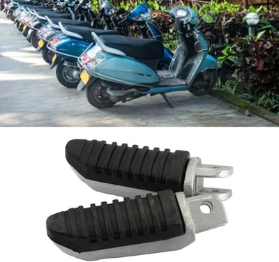 Motor Voorpedalen - Voetsteunen Set - Comfortabel Rijden - Antislip Grip - 12 Cm Lengte - Zwart