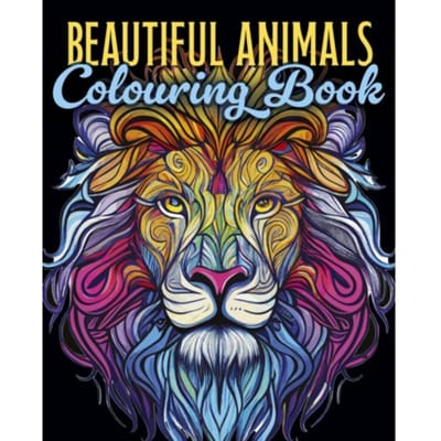 Beautiful Animals Colouring Book - Arcturus Creative Colouring - Tansy Willow
