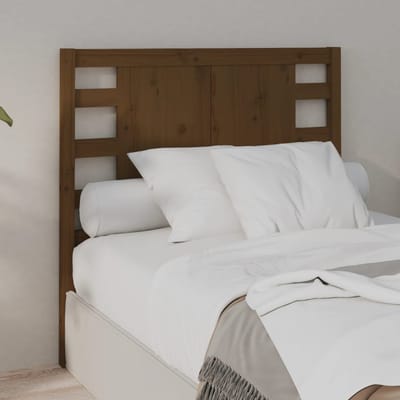 vidaXL - Hoofdbord - 96x4x100 - cm - massief - grenenhout - honingbruin