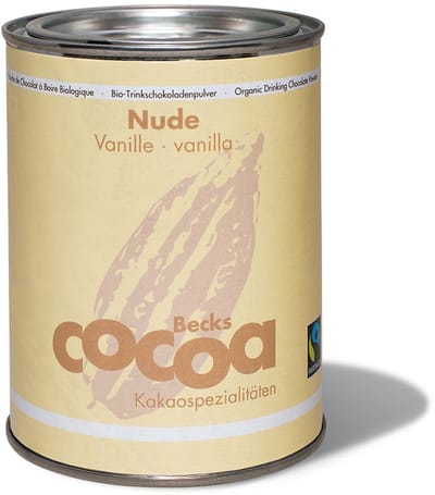 Biologische cacao Becks Cacao Nude with vanilla, 250 g