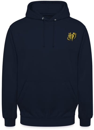 Harry Potter Logo Borduurwerk Hoodie Unisex