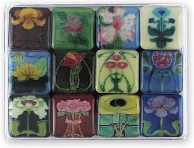 Mini Koelkast Magneten Set, Art Nouveau