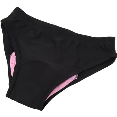 Dames Fietsondergoed Sneldrogend Ademend Dames Fietsbriefs Schokabsorptie 3D Gevoerd Fiets black