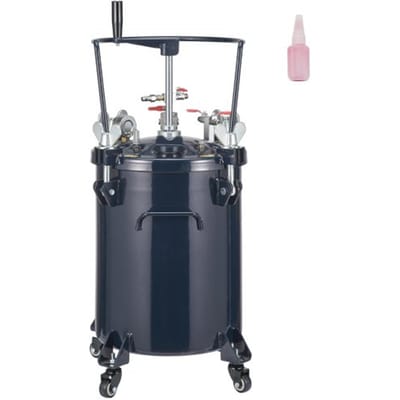 SucceBuy Spray Verf Druk Pot Tank 30L/8gal Lucht Verf Druk Pot Handmatig Mengen Agitator Lek Reparatie kit voor Thuis DIY